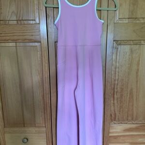Abercrombie Kids Light Pink Sleeveless Jumpsuit